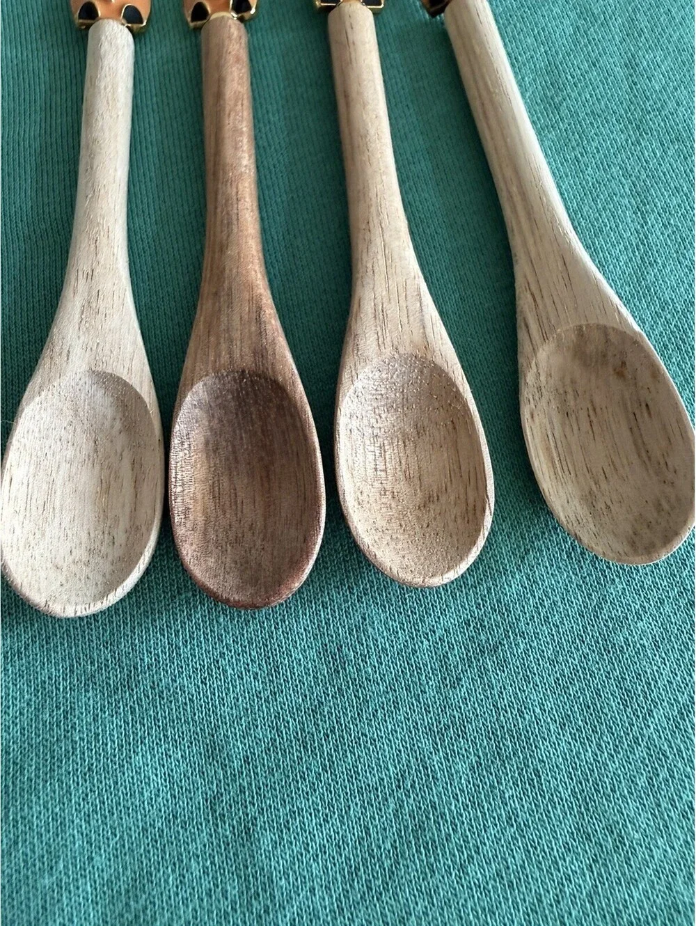 Gnome Wood Spoon Set Of 4 Fall Autumn Country Farmhouse Modern Holiday